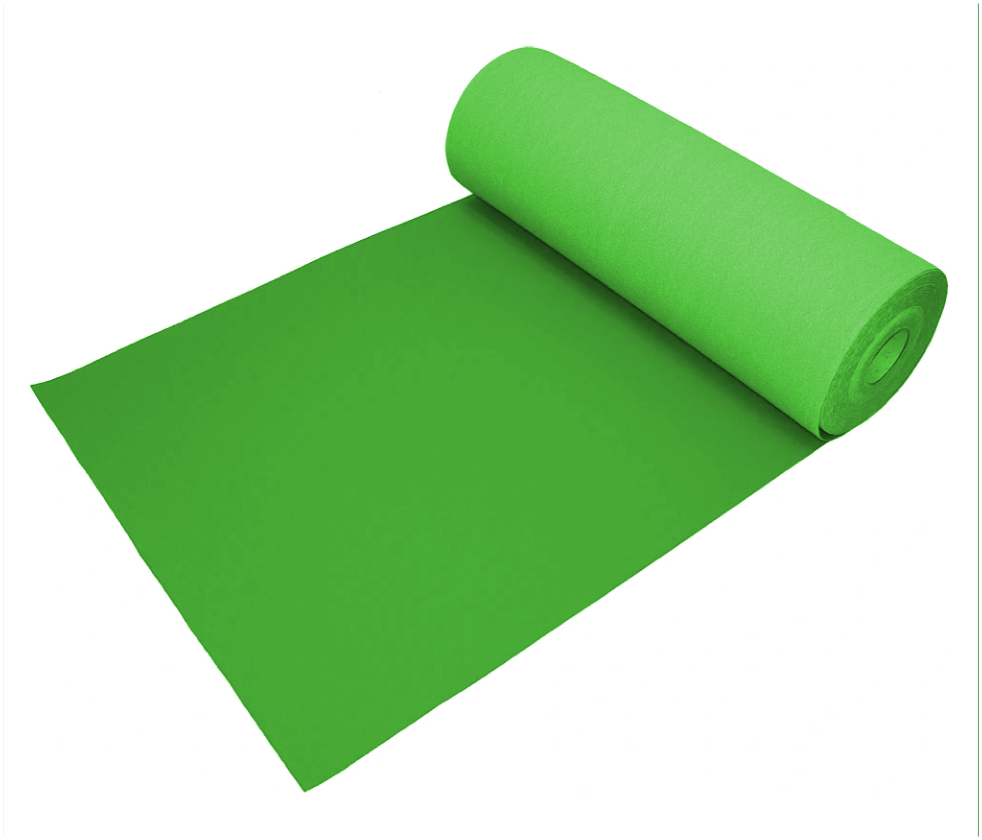 Светло-зеленая ковровая дорожка
